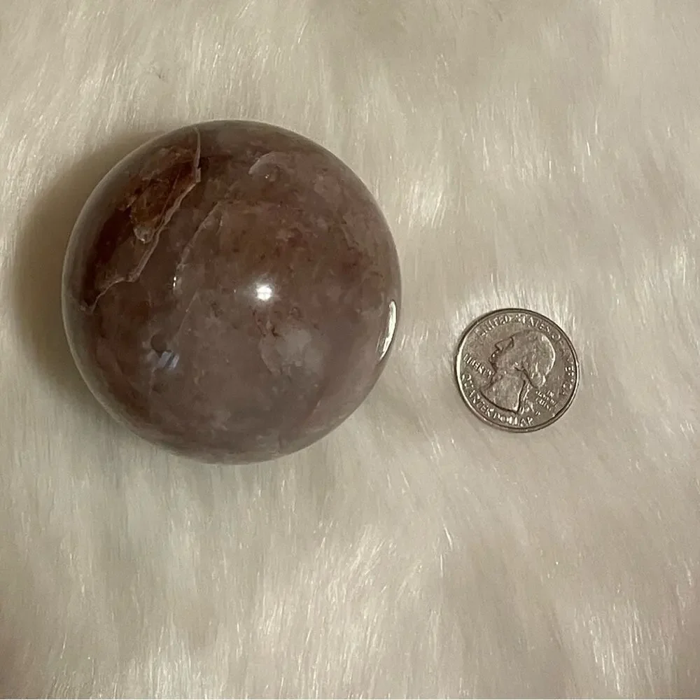 Fire Quartz Sphere #1